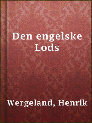 cover image of Den engelske Lods